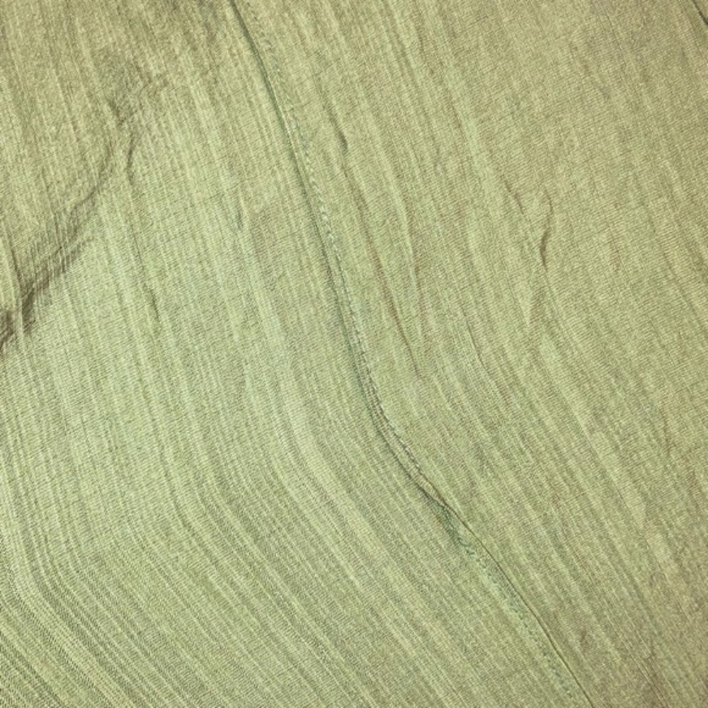 Topshop woman’s olive green wide leg crinkle ankle pants size 4 Small - Picture 5 of 13